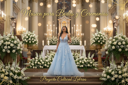 Banner de bodas con ambiente romántico