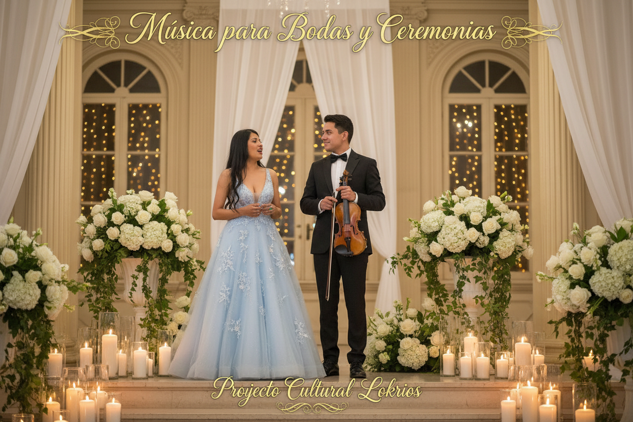Dúo soprano y violín para bodas