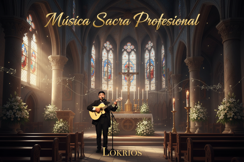 Lokrios música sacra con guitarrista